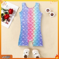Girls Gymnastics Leotard Toddler Mermaid Leotard Sparkling Mermaid Gymnastics Leotard for Kids Fish