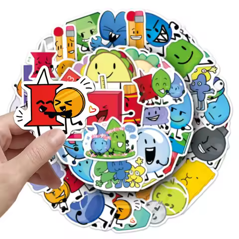 50PCS Battle for Dream Island‌ Comedy Animation Graffiti Stickers BFDI Cartoon Decal Luggage Phone G