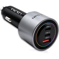 LDLrui 175W Car Charger Quick Charging USB Type C Car Phone Charge for iPhone Samsung Type C PD QC 3