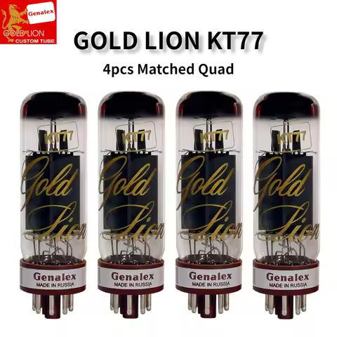 GOLD LION KT77 Vacuum Tube HIFI Audio Valve Replace EL34 KT66 KT88 6CA7 5881 Electronic Tube Amplifi