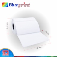 Blueprint Direct Thermal Sticker 55x30 Barcode Sticker Label 55 x 30 mm DTS 5.5x3 cm