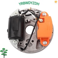 CRBWDK Ignition Coil, Orange Metal Ignition Coil Kit, Replacement Part Lead Wire Set Direct Fit Igni