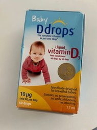 2x Baby Ddrops  liquid vitamin D3 60 drops