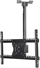 TV Mount,Sturdy Ceiling TV Wall Mount, Adjustable Tilting Wall Ceiling TV Mount Fits Most 32-65 Inch LCD LED Plasma Monitor Flat Panel Screen Display for Living Room