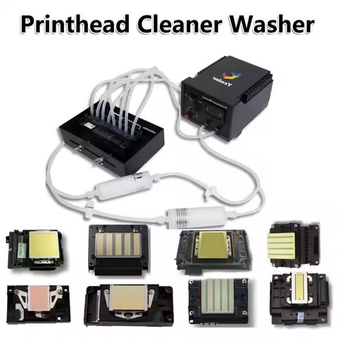 Printhead Cleaner Washer DTF Cleaning Machine Kit For Epson L1800 L805 i1600 i3200 4720 XP600 DX6 DX