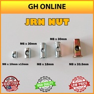 JRN NUT M6 x 10mm x 13mm / M6 x 30mm / M8 x 18mm / M8 x 30mm / M8 x 33.5mm 1 PACK 4 PCS