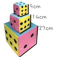 "Dls" Cloth Dice/18 Beans/Big Dice/Dice/Foam Dice/27cm Dice