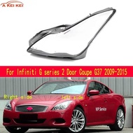 For Infiniti G series G37 2 Doors Coupe 2009 2010 2011 2012 2013 2014 2015 Headlight Shell Transpare