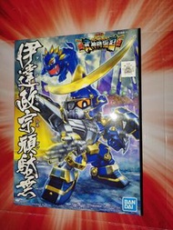 左 HG 絕版 BB戰士 元祖 SD SDX 高達 SD GUNDAM WORLD FAX SD戰國伝 傳 武神降臨編 NO.350 號 伊達政宗頑駄無