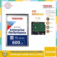 (NOT For HOME PC)TOSHIBA/DELL AL15SEB060N/AL15SEB060NY HDD 600GB 2.5" SAS 12Gb/s 128MB 10500RPM For 