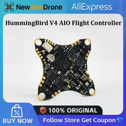 NewBeeDrone HummingBird V4 AIO Flight Controller ExpressLRS(ELRS)2.4g with 25-400mw VTX for Hummingb