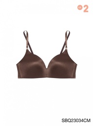 Sabina Twenty Five Level 2 เสื้อชั้นใน ไร้โครง รหัส SBQ23034CM - สีช็อคโกแลต