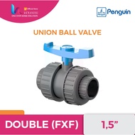 "Double Union Ball Valve Penguin size 1.5 Inch Stop Valve FxF"