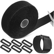 Toddmomy pengikat kabel jenis hook-and-loop yang boleh digunakan semula, dilengkapi dengan gesper pl