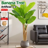 Artificial Banana Tree Realistic Tall Fake Banana Tree Decorative Plant for Home Shopping Mall