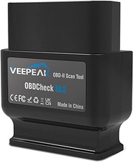 Veepeak OBDCheck BLE Bluetooth OBD II Scanner Auto Diagnostic Scan Tool for iOS & Android, Bluetooth