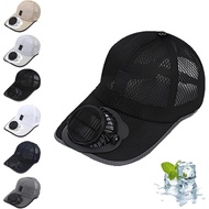 Topi Besbol dengan Kipas, Topi Besbol Kipas Suria, Topi Besbol Lelaki dengan Kipas Suria, Solar & Di