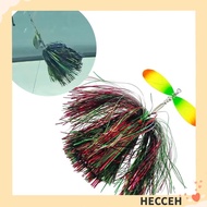 HECCEH Bucktail Spinner Bait, Spinner Design Bucktail Design Fishing Spinner Bait, Musky Bucktail Br