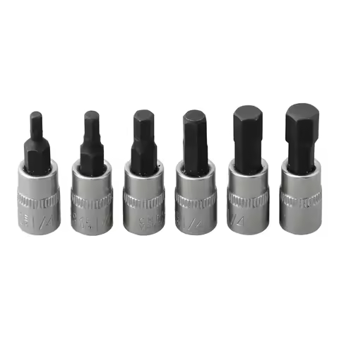 1pc 1/4" Hex Screwdriver Sockets Bits Hex Screw Driver Bits H3-H8 Screwdriver Spanner Ratchet Wrench