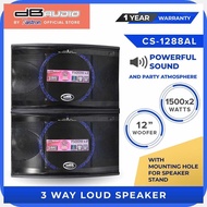 Db*S(Audio:ZW<CS-1288AL-U3PwayIloudPspeakerT|v1500 x 2 watts | 12 woofer | with LED light