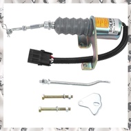 (ERBS) 1 Set of Flameout Solenoid Valve Engine Stop Solenoid 1751ES for Engineering Vehicles