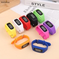 [Very] LED Pedometer Bracelet Step Counter Watch 12/24H Time Display Step Counter Watch Silicone Ste