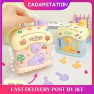 CS_ Cute House Piggy Bank Storage Box Kids Toys Coin Banks Save Money Box Desktop Decoration Toys fo