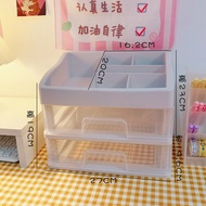 3-Tier Mini Plastic Cabinet for Korean Style Study Desk Decoration, Plastic Cabinet for Study Desk D