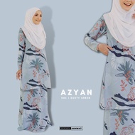 Baju Kurung Azyan “Dusty Green” Plus Size