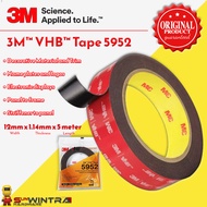 3M™ VHB™ Tape 5952 12mm x 5meter VHB Tape is a double-coated VHB (Very High Bond)