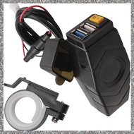 [feidan33.ph] C1FB 20-80V E-Bike Handlebar USB Charger 24V 36V 48V 60V QC3.0 Quick Charger Adapter(R