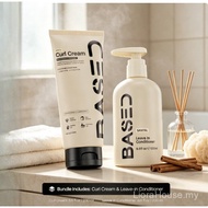 BASED Curly Duo: Premium Non-Toxic Curl Cream & Leave-In Conditioner Bundle - Defines Curls, Control