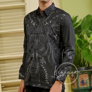 KEMEJA Batik Memories Fashion Haryana Motif Men's Premium Slimfit Long Sleeve Motif Formal Batik Shi