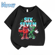 Six Seven 67 Kids T-Shirt Outdoor Playground Printed Tee for Birthday & Raya Celebrations