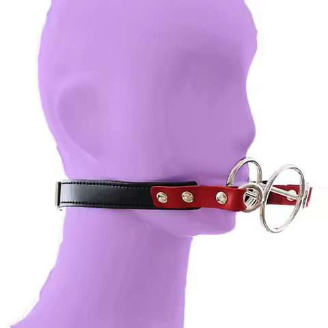 BDSM Open Mouth Plug Oral Fixation Bondage Stainless Steel Ring Gags Deep Throat Adult Pleasure Expa