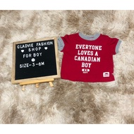 PRE LOVED ROOTS CANADIAN SHIRT FOR BABY BOY 3-6M