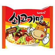 Samyang Korean Stewed Beef Noodles 120G/package 쇠고기 라면 120G