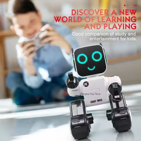 JJRC R4 Robot RC Intelligent Sense Inductive Remote Control Smart Robo Advisor Coin Bank Gift for Ki