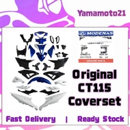 Ori Modenas CT115S CT115 S CT 115 115S Body Cover Full Set B Cover Blue Coverset 29 Pcs Biru Origina