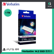 威寶 - 台灣製造 GEN 4x4 PCIe NVMe M.2 SSD 散熱片 Playstation 5 PS5 專用 66785 1TB 香港行貨