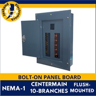 #★#Panel Board 10 Branches Bolt-On Type Center-Main Flush-Mounted Gauge #16 SXVA