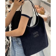 1: 1 Original Label Real Shot, Tote Bag Isetan Bag Underarm Bag New Style Corduroy Handbag Shoulder 