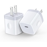 Samsung Galaxy S26 USB C Fast Charger Block, 2Pack 20W PD3.0 AILKIN Wall Plug Charging Cube, 5V 3A U