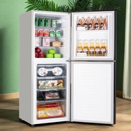 🔥小型雪櫃#迷你雪櫃雙門冷藏冷凍冰箱#上冷藏下冰格雪櫃帶櫃桶Refrigerator