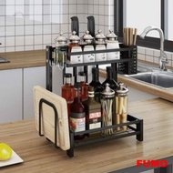 Super convenient 2-FLOOR multi-purpose spice rack for the kitchen FUMO HH010