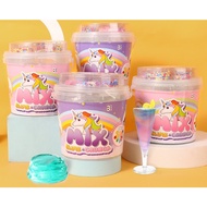 Slime Unicorn Transparent Rainbow Color Non Stick Hand Clothes 1 Can Great Value Popular DIY Crystal Set