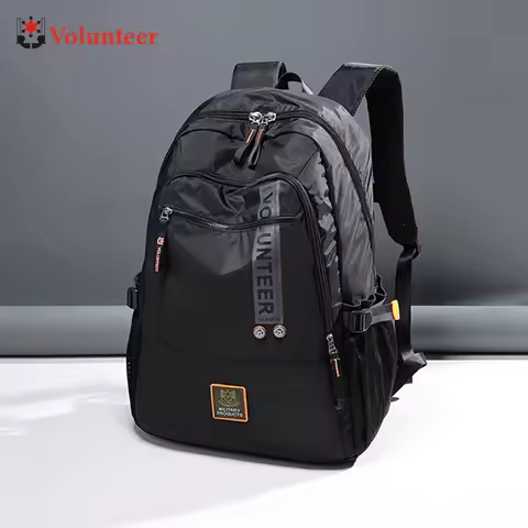 VOLUNTEER Backpacks for Men New Travel Computer College Backpack Man Fashion Large Capacity Hight Qu