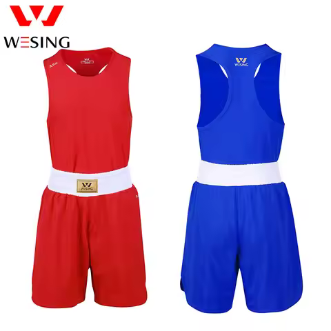Wesing Boxing Suit for Man Women Training Breathable Quick Dry Boxing Uniform for Competition Boxing