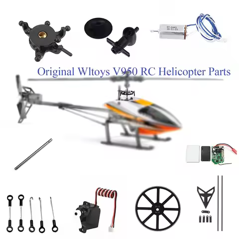 Original Wltoys V950 RC Helicopter Parts Swashp V950 Helicopter Airplane Drone Toys Hobby Part Repla