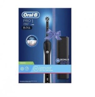 Oral-B - PRO 1 750 電動牙刷(連1 個旅行盒，1 個 CrossAction 刷頭)黑色-平行進口